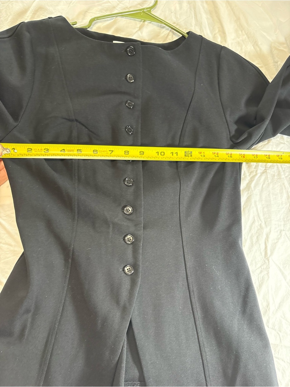 ALIGNE Bonnie Ponte Waisted Blazer en Black - Picture 8 of 12